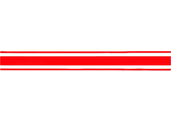Decal, Red Stripping