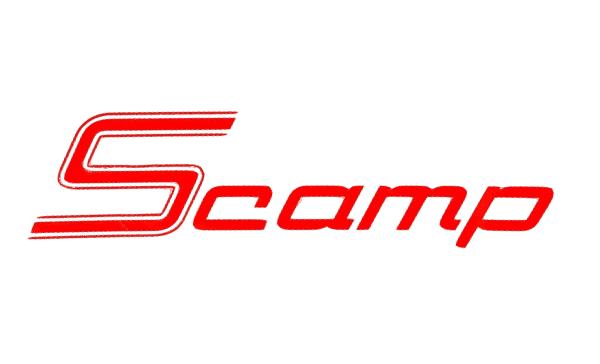 DECAL: SCAMP / LARGE - RED