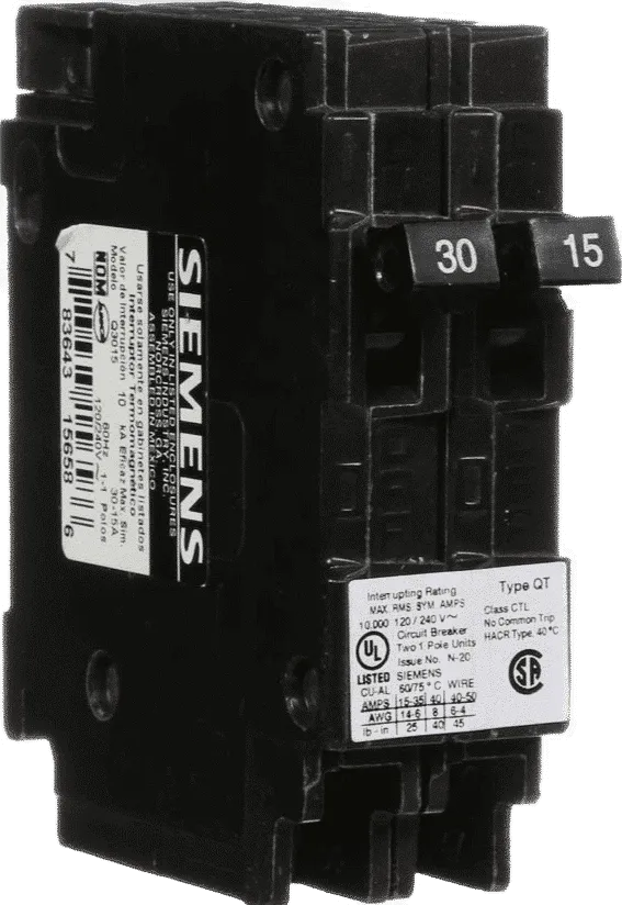 30/15 AMP BREAKER