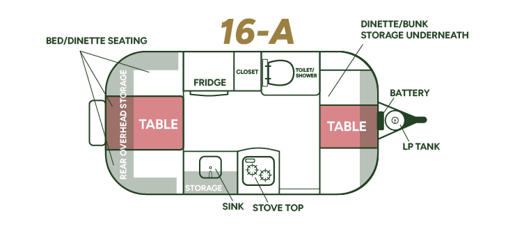2026 Scamp 16' Standard Layout 5 (Front Bath, Storage) photo 7