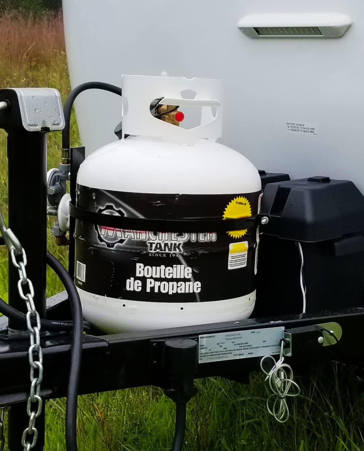 LP SINGLE TANK HOLDER Scamp Trailers