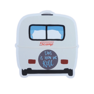 DECAL: SCAMP REAR VIEW
