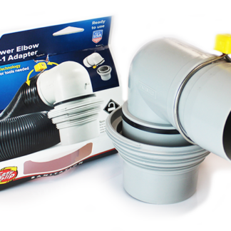 SEWER ELBOW AND 4-IN-1 SEWER HOSE ADAPTER