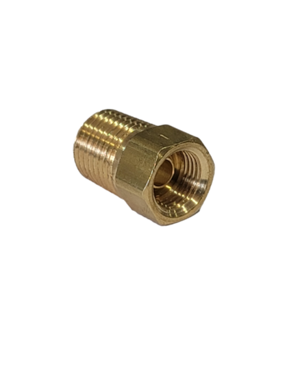 Brass adapter 1/4" IF x 1/4" MNPT