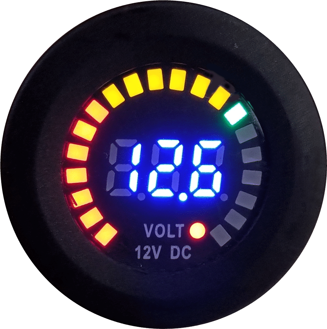 12 VOLT VOLTMETER - Scamp Trailers